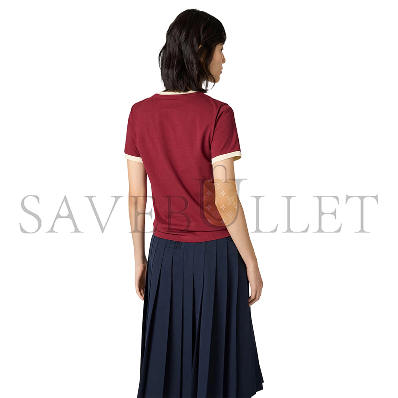 M1v M1v cotton jersey t-shirt mjna17